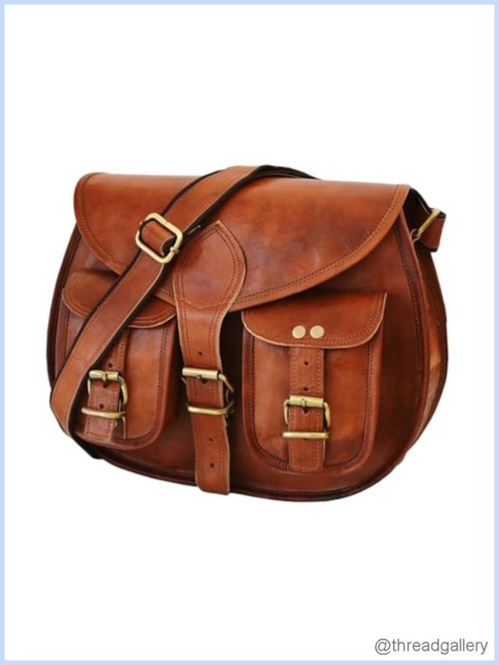 Genuine Leather Vintage Hobo Crossbody Handbag Travel Ladies Purse - Picture 1 of 6